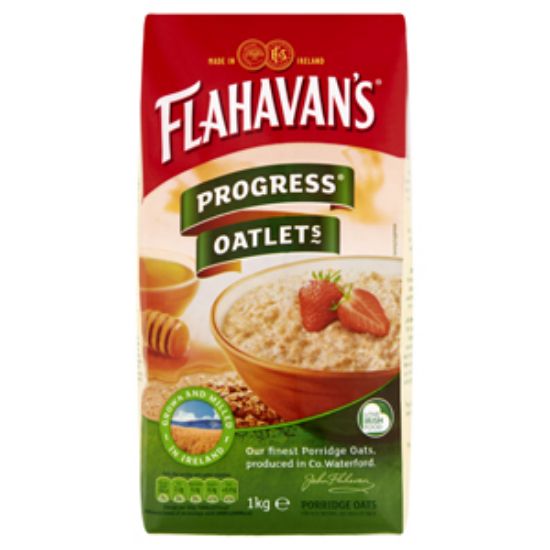 Picture of Flahavan Progress Oatlets 1kg x15